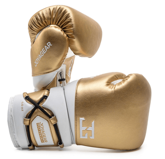 Joyagear Performance Veters Bokshandschoenen Wit/Goud