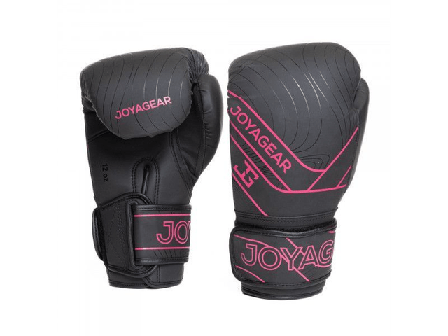 JOYA ESSENTIAL KICKBOKSHANDSCHOENEN - ZWART/ROZE  ESSENTIAL-BG-BK-PK
