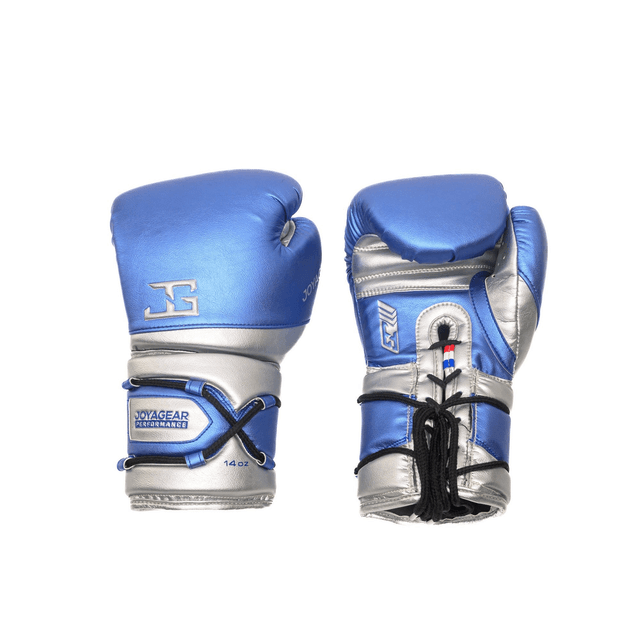 Joyagear Performance Veters Bokshandschoenen Blauw/Zilver