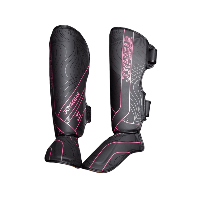 Joya ESSENTIAL Scheenbeschermers- Zwart/Roze 