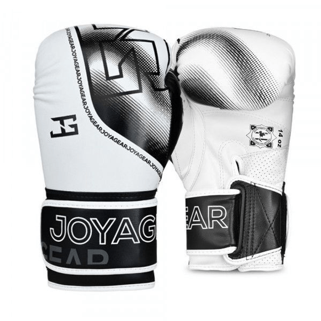 THE JOYAGEAR "EVOLUTION" KICKBOKSHANDSCHOENEN - WIT-BLACK EV700-WHITE-BLACK