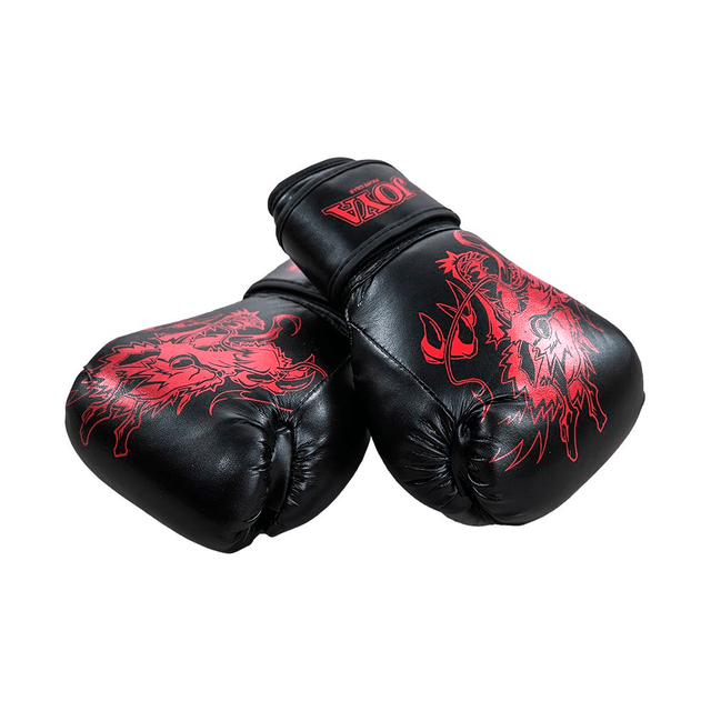Joya Kickbokshandschoen - Rode Draak - PU
