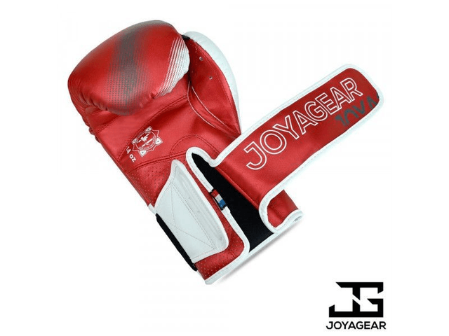 THE JOYAGEAR "EVOLUTION" KICKBOKSHANDSCHOENEN - ROOD-WIT EV700-RED-WHITE