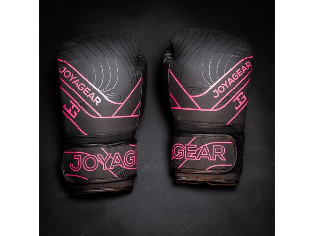 JOYA ESSENTIAL KICKBOKSHANDSCHOENEN - ZWART/ROZE  ESSENTIAL-BG-BK-PK