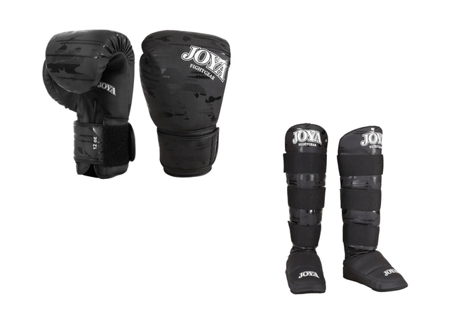 Joya Kinder Camo V2 Kickboks Set Zwart