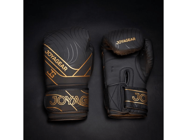 JOYA ESSENTIAL KICKBOKSHANDSCHOENEN - ZWART/GOUD  ESSENTIAL-BG-BK-GD