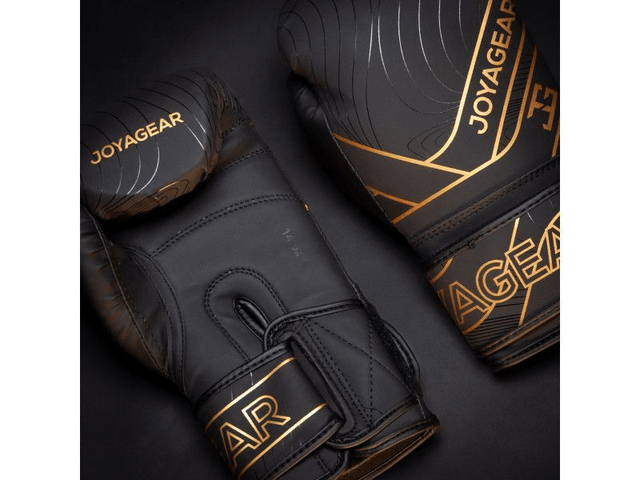 JOYA ESSENTIAL KICKBOKSHANDSCHOENEN - ZWART/GOUD  ESSENTIAL-BG-BK-GD