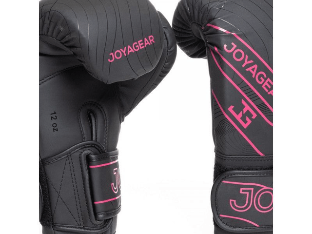 JOYA ESSENTIAL KICKBOKSHANDSCHOENEN - ZWART/ROZE  ESSENTIAL-BG-BK-PK