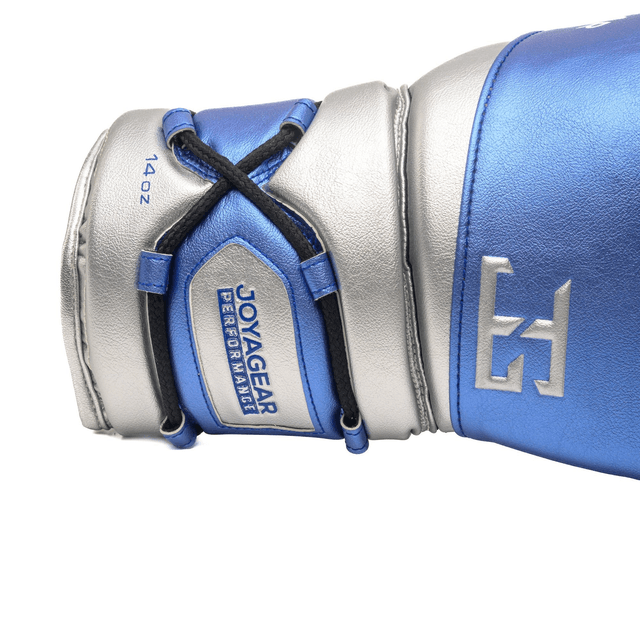 Joyagear Performance Veters Bokshandschoenen Blauw/Zilver