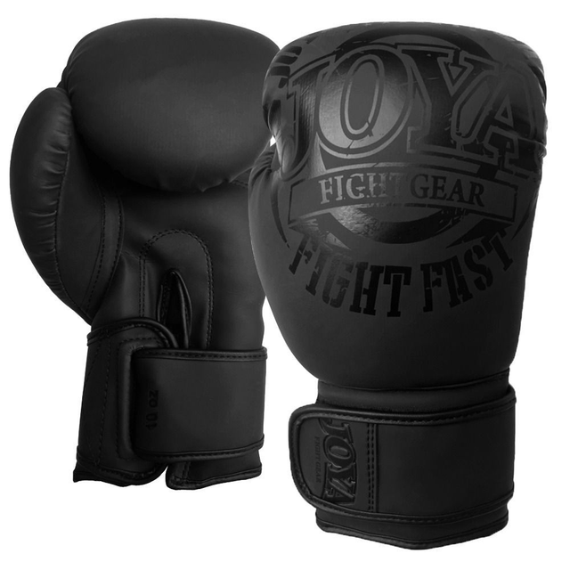 Joya FF Metal Pro Kickbokshandschoenen - Volledig Zwart 
