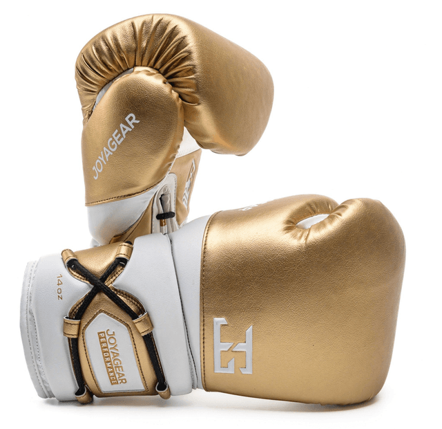 Joyagear Performance Veters Bokshandschoenen Wit/Goud