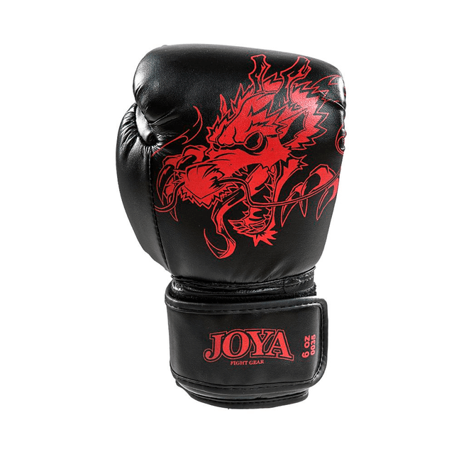 Joya Kickbokshandschoen - Rode Draak - PU