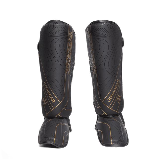 Joya ESSENTIAL Scheenbeschermers- Zwart/Goud