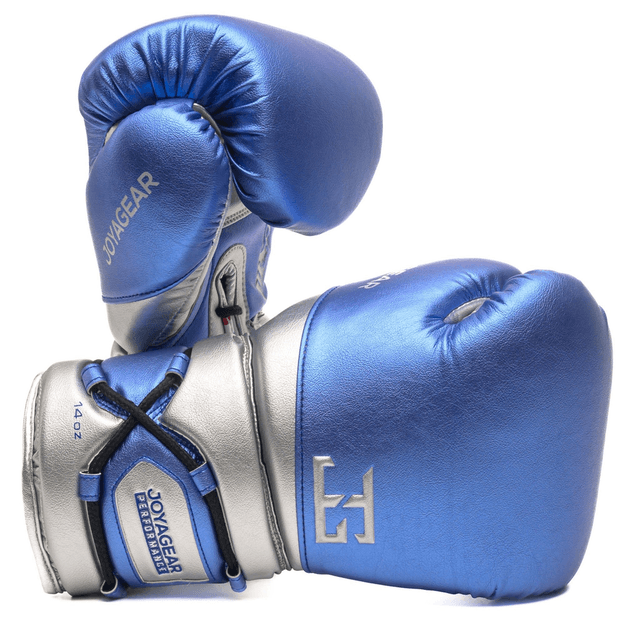 Joyagear Performance Veters Bokshandschoenen Blauw/Zilver